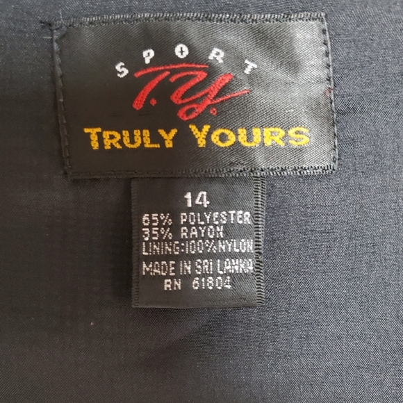 VINTAGE 90's GRUNGE ACADEMIA DRESS BLACK WHITE HOUNDSTOOTH PLUS SIZE 14 - Picture 5 of 7